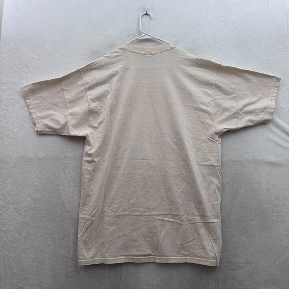 Vintage Brigham Young University T Shirt Mens XL Cream BYU Cougars 90s - Picture 7 of 7